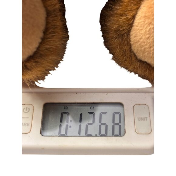 Samuel  humpback Teddy Bear with Plaid Scarf T.C. Dawson By Fiesta Plush  TAG - Picture 12 of 13